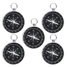 Clear Lid Survival Compass for Camping Hiking Outdoor Navigation Tool 5Pcs