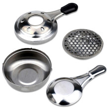 Adjustable Frame Mini Alcohol Stove Stainless Steel Burner for Outdoor Camping Hiking Picnic