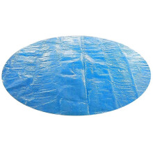 1PC Blue Round Swimming Pool Solar Cover 2.40M Diameter Heat Insulation Dustproof Pool Cover for Kids Pools