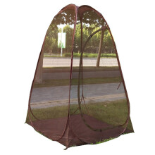 Schnellaufbaubares Moskitonetzzelt aus Stahldraht für Camping, Strand und Angeln, 130 x 130 x 200 cm
