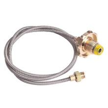 Tubo adattatore per gas compatibile con fornelli da campeggio, ricarica di propano per bruciatori a gas portatili