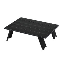 Tavolo da campeggio pieghevole compatto in alluminio, portatile per giardino, escursioni e viaggi, 0,55 kg