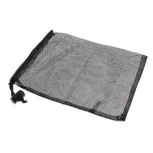 2 Pack Lightweight Mesh Drawstring Storage Bags for Travel Camping, 23x18cm
