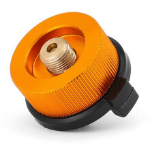Camping Stove Adapter Gas Converter with Self-Closing Function for Outdoor Cooking