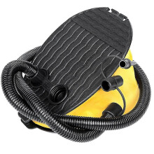 Pompa ad aria a pedale per materassini gonfiabili, materassini da campeggio, barche e piscine, 3000 cc, gonfiatore/sgonfiatore portatile per esterni