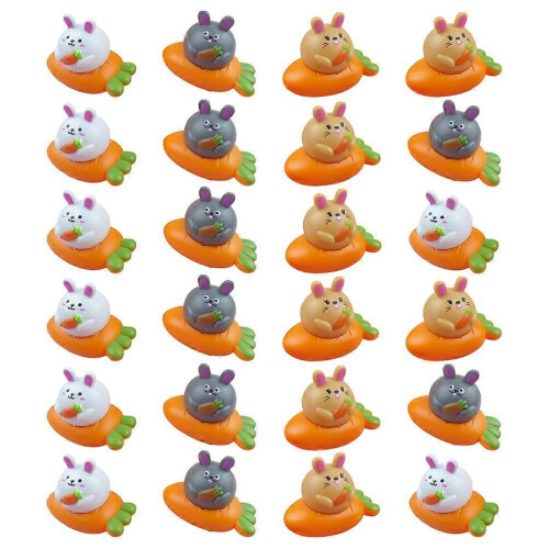 1 Set Pull Back Mini Bunny Carrot Car Toy Easter Basket Filler Kids Easter Gift