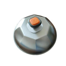 Stainless Steel Octagonal BBQ Grill Cover Dome Lid for Outdoor Camping, Steaks, Frying Pans