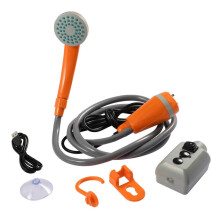 Rechargeable Camping Shower Head with USB Charging, Large Displacement 2.5L/min for Outdoor Use