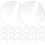 20Pcs Clear Round Acrylic Board Transparent Panel for DIY Art Craft Projects 1