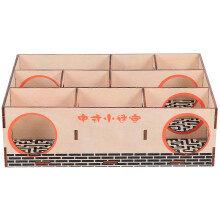 Wooden Maze Tunnel Hamster Activity Toy for Mice Dwarf Hamsters