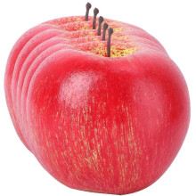 5PCS Simulated Apples Artificial Fruit Models Photo Props for Decoration