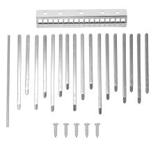17 Keys Kalimba Keys Bridge Saddle Set Thumb Piano Replacement Accessories