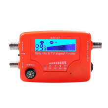 Satellite TV Signal Finder with LCD Display, Compass & Pitch Tone for 950-2150MHz & 40-862MHz