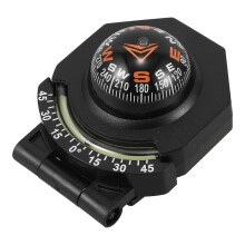Car Compass Dashboard Mount with Luminous Folding Ball for Marine Boat Truck Navigation