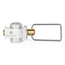 Gas Saver Plus & Butane Adapter Set for Camping Cylinder Refill, Aluminium Alloy & Copper Valve