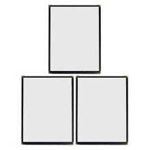3 Pcs A4 Clear Recipe Cover Bar Recipe Protector DIY Menu Holder for Restaurant