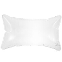 Inserto per cuscino gonfiabile trasparente per campeggio, cuscino in PVC con altezza regolabile, trasparente