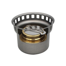 Camping Stove Windproof Lightweight Spirit Burner with Flame Control for Outdoor Cooking