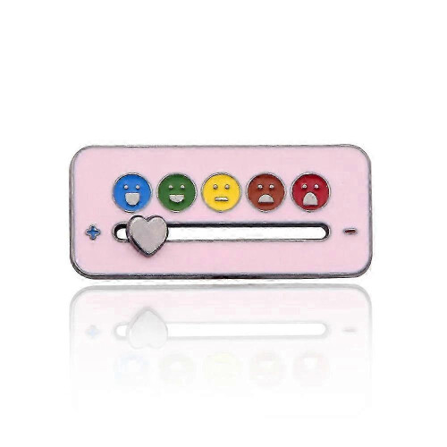 Spinning Colour Compass Enamel Pin Rotatable Round Brooch Badge for Backpack Jacket