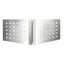 Folding Stove Wind Guards, Stainless Steel Windscreen for Camping with Pin System