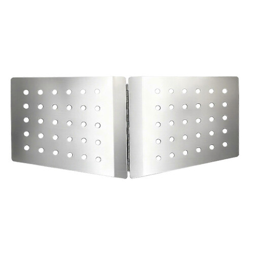 Folding Stove Wind Guards, Stainless Steel Windscreen for Camping with Pin System