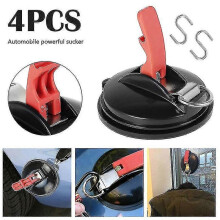 4PCS Car Strap with Suction Cup Anchors, Outdoor Camping Tent Rope for Awning, Sailing