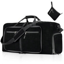 Bolsa de gimnasio con compartimento para zapatos, bolsa de viaje plegable, bolsa de deporte para hombres y mujeres.