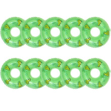 10Pcs Mini Swim Rings, Mini House Swimming Ring Photo Props for Mini House Layout Ornaments