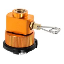 Propane Tank Adapter with Quick Connection for Camping Stove, Durable Metal Gas Converter