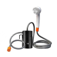 Portable Outdoor Shower with USB Rechargeable Pump, IPX7 Waterproof for Camping, Hiking & Travel