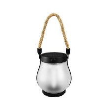 Dancing Flame Solar Lantern Outdoor Lights, Solar Powered Hanging Flame Lamp with 800 Lumens, IPX4 Waterproof for Garden Camping