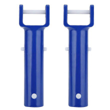2 Sets V-Shaped Swimming Pool Cleaning Suction Head Blue for Home Hotel Pool Accessories