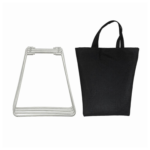 Collapsible Cooler Holder Foldable Iron Luggage Rack Camping Box Bracket Stand