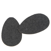 1 Pair Black Self-Adhesive Rubber High Heel Sole Protectors Anti-Scrub Shoe Pads Stickers