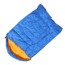 Dog Sleeping Bag Blue Polyester Waterproof Portable Pet Bed for Outdoor Travel with Storage Bag