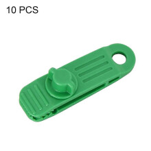 10 clip antivento in plastica per tenda, per rinforzo del telo di copertura, punti di fissaggio verdi per teloni.