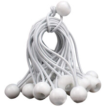 Tragbare Kugel-Bungee-Seile, 20 Stück, 15 cm lange elastische Befestigungsseile für Zelt, Plane, Camping, Outdoor-Gepäck