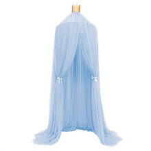 Mosquitera colgante para cuna infantil, dosel azul claro