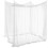 White Mosquito Net for Double Bed, 210 x 190 x 240 cm, Polyester Canopy 1