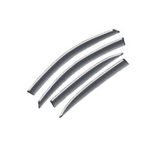 Windshield Rain Guards Compatible with Jeep Compass MP/552 2 II 2017-2023, Side Window Visors & Sun Deflectors