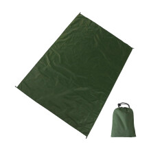 Wasserdichte Camping-Bodenplane 300x300cm Silber für Zelte, Picknicks & Outdoor-Aktivitäten