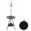 Camping Table Folding Portable with Bag, Height Adjustable Aluminium Frame for Outdoor Use 1