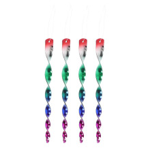4 Pcs Outdoor Garden Wind Spiral Bird Repellent Rods