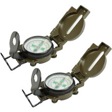 Handheld Waterproof Military Compass with Clinometer for Outdoor Activities