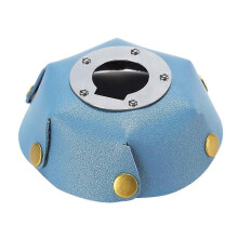 Leather Camping Lamp Shade Outdoor Waterproof Cover Retro Design Blue