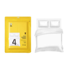 Ensemble de draps jetables, housse de couette et taie d'oreiller pour le camping et les voyages en plein air