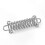 4-Pack High-Strength Tent Awning Springs, Wind-Resistant Camping Accessory, Silver 1