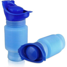 Portable Retractable Emergency Urinal for Adults & Children, Leak-Proof Reusable Travel Urine Bottle