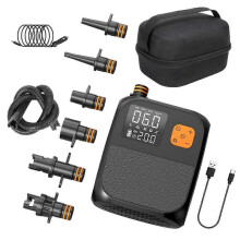 DIMEANI Pompa ad aria elettrica portatile 25 PSI Compressore wireless per materassi Kayak