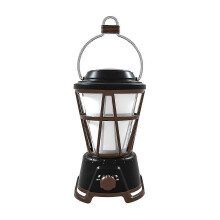 Wasserdichte Campinglampe im Vintage-Stil, tragbare Zeltlampe mit COB- und Flammenmodus, USB-C-Ladeanschluss